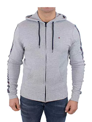 Tommy Hilfiger Felpa con Cappuccio e Zip Uomo Cerniera