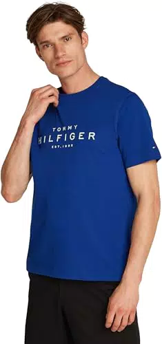 Tommy Hilfiger T-Shirt Uomo Maniche Corte Big Regular Fit