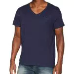 Tommy Jeans Tjm Original Jersey V Neck Tee Top in Maglia a Maniche Corte