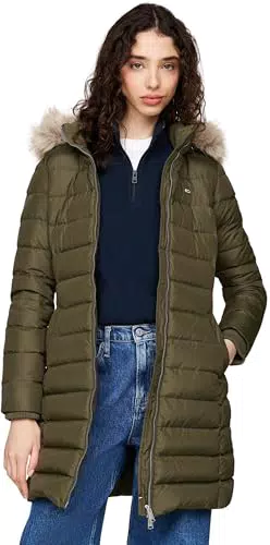 Tommy Jeans Tjw Essential Hooded Down Coat - Giacca Donna