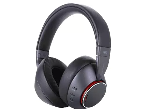 Trevi DJ 12E90 Cuffia Hi-Fi Wireless con ANC e Comfort in Morbida Pelle