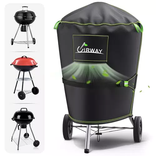 UIRWAY Copertura impermeabile per barbecue da esterno in Oxford 420D