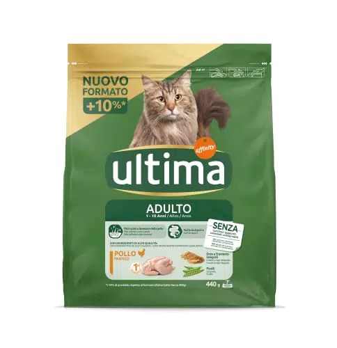Ultima Cibo per Gatti Adulti con Pollo - Nutrizione Completa e Gustosa