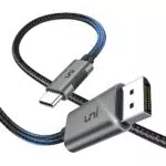Uni Cavo USB-C a DisplayPort 4K 60Hz per MacBook Pro/Air, iPhone 15 Pro Max - 1,8m