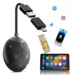 Unimeet Adattatore Wireless 2 in 1 per CarPlay e Android Auto Integrati
