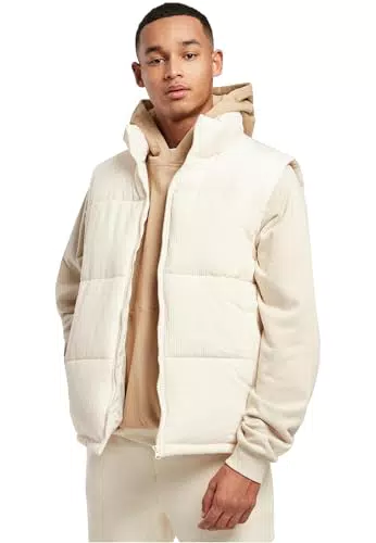 Urban Classics Gilet in Corda, Nero