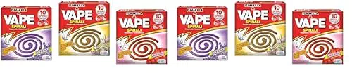 Vape Spirali Profumate Insetticida per Zanzare Comuni e Tigre
