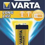 VARTA Longlife Batteria 9V 6LR61 - Ideale per Rilevatori di Fumo e Antincendio