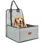 VEVOR Seggiolino Auto per Cani con Rialzo e Guinzaglio di Sicurezza