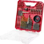 VEVOR Set Punte da Trapano e Cacciavite per Metallo - Kit Organizzato con Custodia