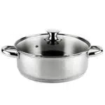 Vier Casseruola Induzione in Acciaio Inox 18/10, Modello CI16, 16 cm