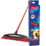 Vileda Pet Pro Always Clean - Scopa in gomma perfetta per rimuovere i peli di animali domestici