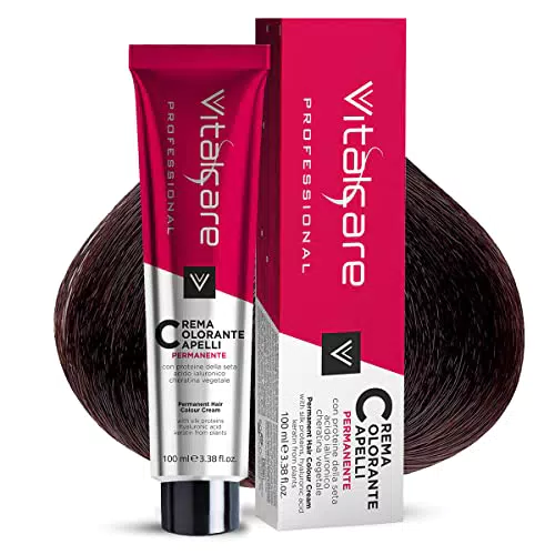 Vitalcare Professional - Crema Colorante per Capelli con Proteine della Seta