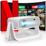 Wielio Proiettore Smart Android 11 con Netflix e YouTube, WiFi e Bluetooth