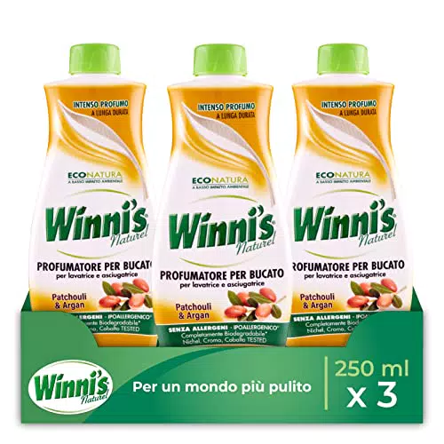 Winni's Profumatore Bucato Ipoallergenico Fragranza Patchouli e Argan