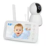 Yicty Baby Monitor Video e Audio HD 1080p con Visione Notturna e Funzione VOX