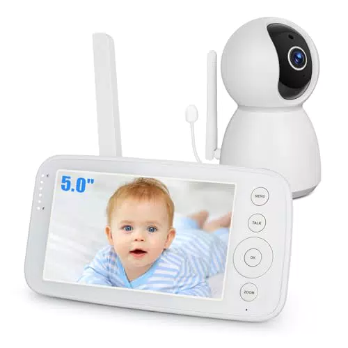 Yicty Baby Monitor Video e Audio HD 1080p con Visione Notturna e Funzione VOX