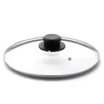 Zanetti Coperchio in Vetro con Pomello per Pentole e Padelle, Diametro 14 cm