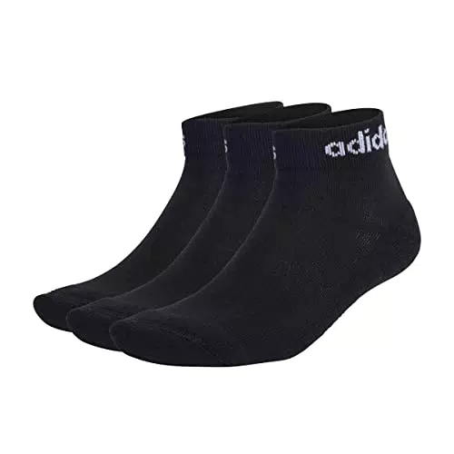 Adidas Linear Ankle Cushioned Socks per Adulto Unisex
