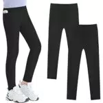 Adorel Leggings Sportivi Yoga per Bambina - Pantaloni Comodi da Allenamento