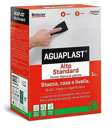 Alto Standard Stucco in Polvere Liscio per Interni e Cartongesso - Qualità Premium