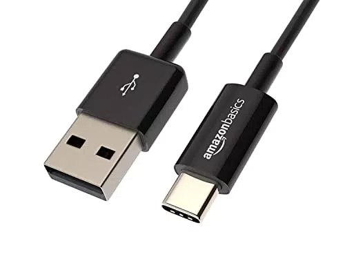 Amazon Basics Cavo di ricarica rapida USB-C a USB-A 2.0 per iPhone e tablet