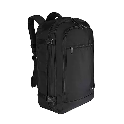 Amazon Basics Zaino da Viaggio 40L con Scomparto per Laptop e Tasche Organizzate
