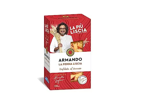 Armando Penna Liscia Pasta di Semola di Grano Duro 100% Italiano Trafilata al Bronzo
