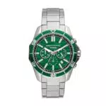 Armani Exchange Orologio da Uomo con Movimento Cronografo e Cinturino in Acciaio
