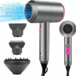 Asciugacapelli Ionico Professionale con Motore AC e Accessori per Styling