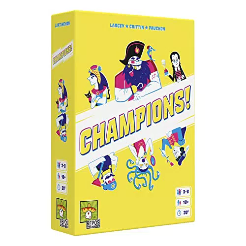 Asmodee Champions - Gioco da Tavolo Party Game per 3-8 Giocatori, Edizione Italiana