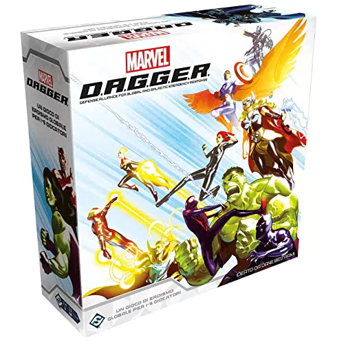 Asmodee Marvel D.A.G.G.E.R. - Gioco da Tavolo per 1-5 Giocatori, 12+ Anni