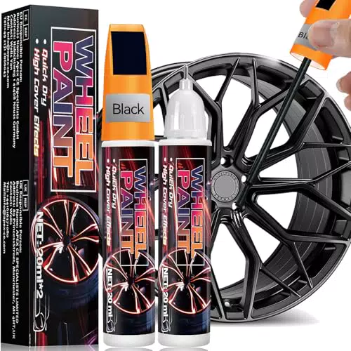 AstraVox Vernice per Ritocchi Cerchioni, Riparazione Graffi Auto 2 in 1
