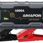 AIMAPOW Avviatore Batteria Auto 4000A Jump Starter 12V con Torcia a LED