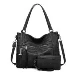 BAIGIO Borsa Donna Grande in Pelle PU, Tote Bag per Lavoro e Shopping
