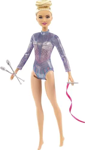 Barbie Ginnasta - Bambola Giocattolo per Bambini 3+ Anni, Modello GTN65