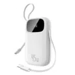 Baseus Powerbank 45W 20000mAh con 2 Cavi USB-C e Ricarica Rapida PD3.0 QC4.0