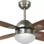 Bastilipo Ventilatore da soffitto con telecomando, 60W, modello Bermeo