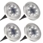 BIAOQINBO Luci Solari per Giardino Esterno - Faretti LED per Vialetti e Paesaggi