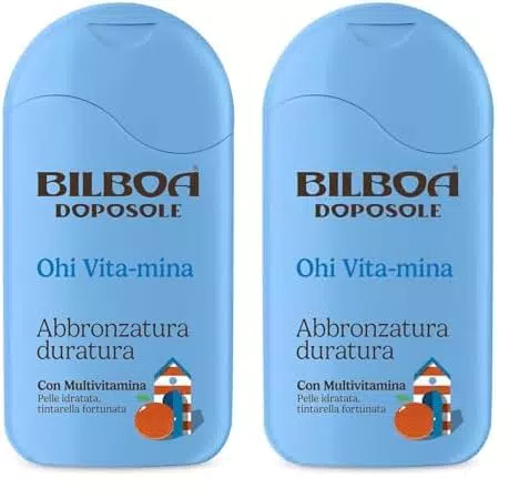 Bilboa Doposole Vita-mina Multivitaminico per Abbronzatura e Idratazione Pelle