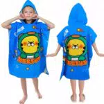 BITOYO Poncho Asciugamano per Bambini - Teli Mare con Cappuccio per Spiaggia e Piscina