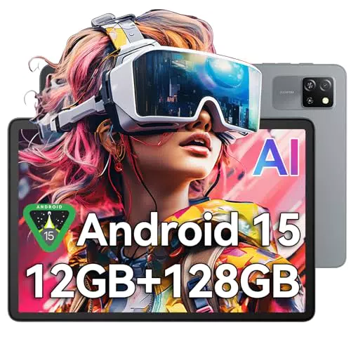 Blackview Tablet Android Tab60, 12 GB RAM, 128 GB ROM, 10" HD, Octa Core, WiFi 6