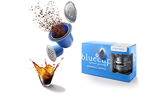 BLUECUP Capsule Ricaricabili per Nespresso - Set Completo Sostenibile