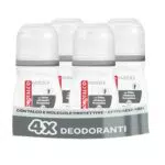 Borotalco Deodorante Roll-On Invisibile al Talco, Effetto Barriera, 48h Senza Alcool