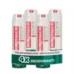 Borotalco Deodorante Uomo Spray Asciutto Originale con Talco Assoluto 72h