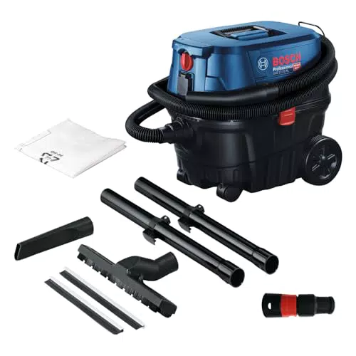 Bosch Aspiratore a Umido e Secco GAS 12-25 PL con Filtro HEPA e Bocchetta a Lancia