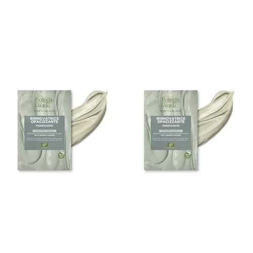 Bottega Verde Maschera Argilla Verde di Sicilia Riequilibrante per Pelli Grasse
