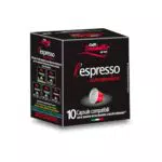 Caffè Trombetta L'Espresso, Capsule Compatibili Nespresso, Più Crema - 50 Capsule