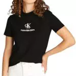 Calvin Klein T-Shirt Donna Maniche Corte Shadow Graphic Tee Regular Fit