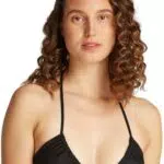 Calvin Klein Top Bikini Bralette in Tessuto Increspato
